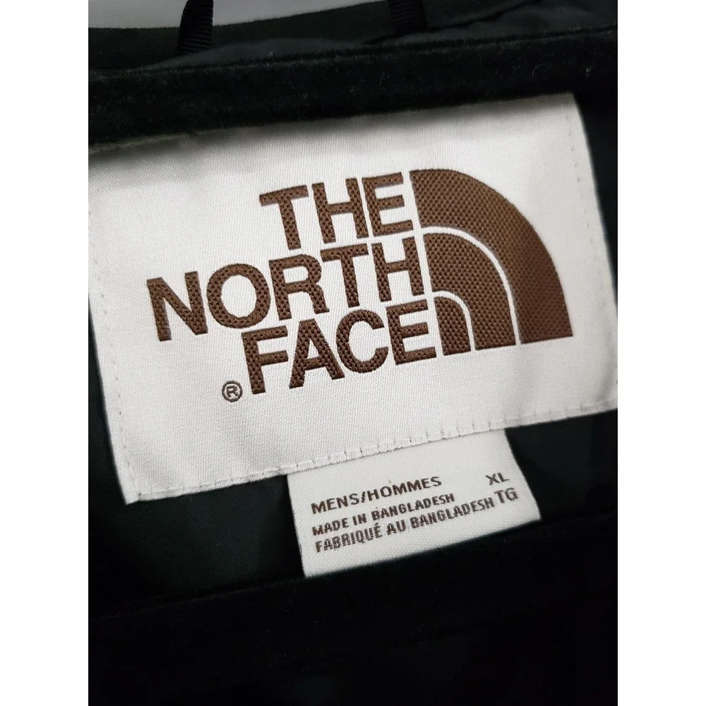 NEW XL BLACK The North Face M66 Round Neck Zipper Loose Long Sleeve Down Jacket